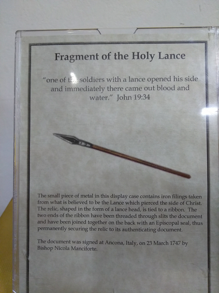 Fragment of the Holy Lance